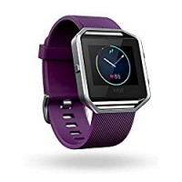 Fitbit Blaze Smart Fitness Watch, Orologio Con Touchscreen e GPS, Wireless, Prugna, Taglia L