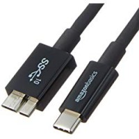 AmazonBasics - Cavo USB Type-C a Micro-B 3.1 Gen2, 0.9 metri, colore nero