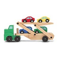Melissa and Doug Gioco in legno Camion trasporto auto