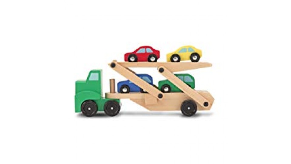 Melissa and Doug Gioco in legno Camion trasporto auto