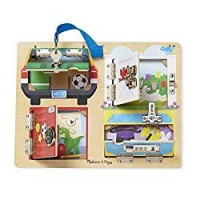 Melissa & Doug - Tavola con Serratura e Chiavistello