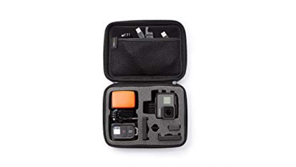 AmazonBasics - Custodia per trasporto GoPro, misura Small
