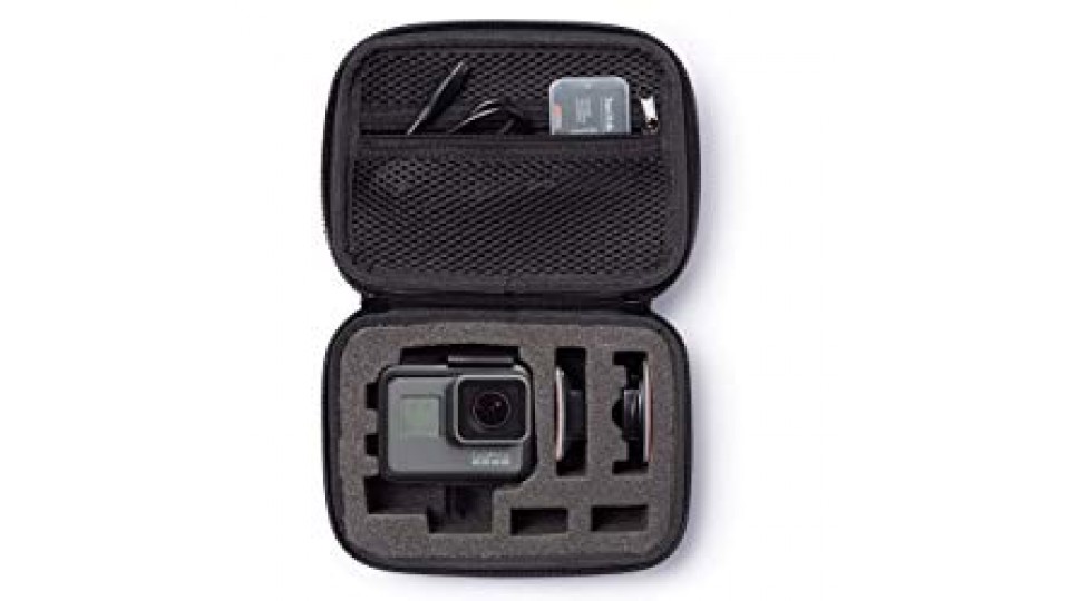AmazonBasics - Custodia per trasporto GoPro, misura Extra-Small