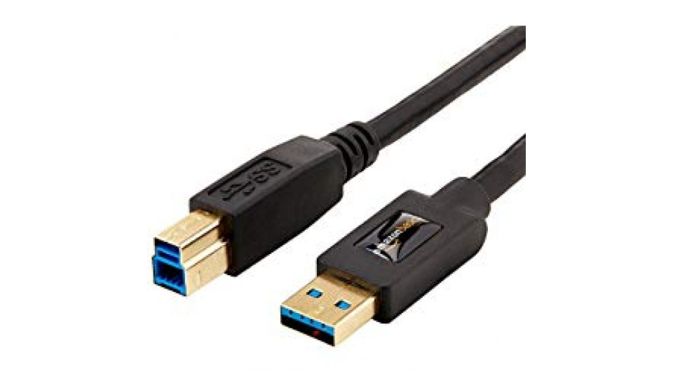 AmazonBasics - Cavo USB 3.0, A su B, 1,8 m