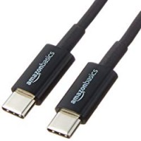 AmazonBasics - Cavo USB Type-C a USB Type-C 2.0, 0,9 m, colore nero