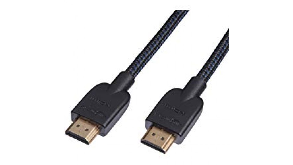 AmazonBasics - Cavo HDMI intrecciato, 1,8 m