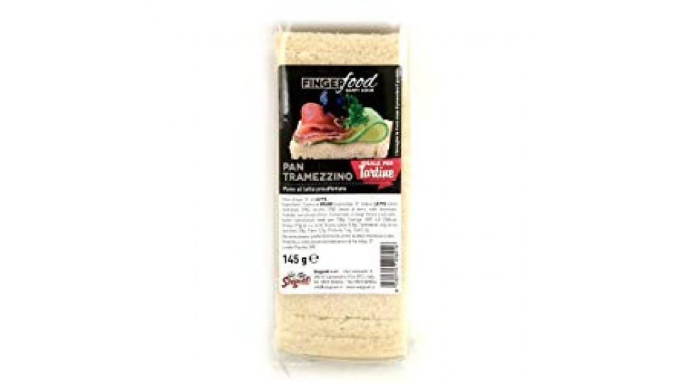 PAN TRAMEZZINO PREAFFETTATO Ideale per Tartine Finger Food Happy Hour