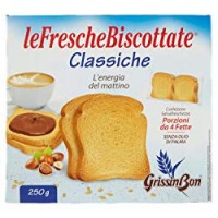 Le Fresche Biscottate - Fette Biscottate, Gusto Classico, Pacco Da 8X31.25 G, Totale: