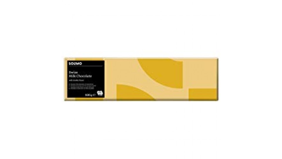 Marchio Amazon - Cioccolato al latte svizzero con pezzi di biscotto 1,2 kg (4 tavolette da 300g)