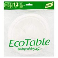 NAT3 Ecotable Biodegradable 12 CIOTOLE DI CARTA capienza