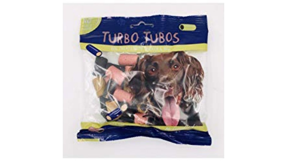 TURBO TUBOS CON POLLO E RISO SNACK CANI