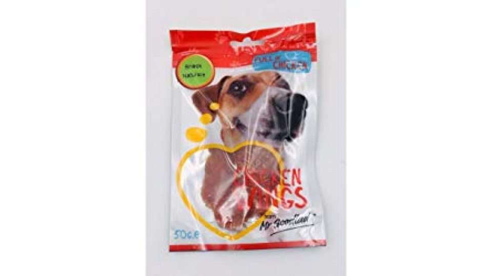 CHICKEN WINGS SNACK NATURALE AL POLLO PER CANI