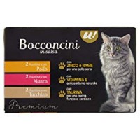 BOCCONCINI IN SALSA PER GATTI Pollo, Manzo e Tacchino U! Confronta & Risparmia