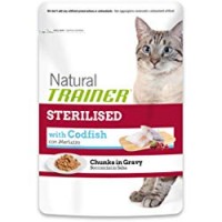 BOCCONCINI GATTI STERILIZZATI NATURAL TRAINER MERLUZZO Nova Food