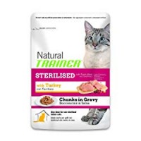 BOCCONCINI GATTI STERILIZZATI NATURAL TRAINER TACCHINO Nova Food