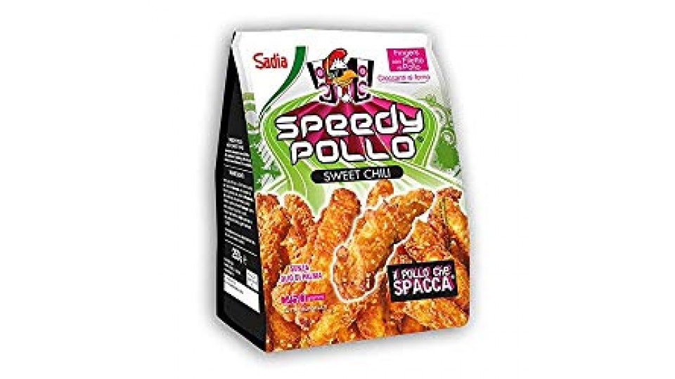 Speedypollo Speedy Pollo Sweet Chili, Filettini con Tenero Filetto di Pollo Avvolti in Una Croccante Panatura al Gusto Sweet Chili