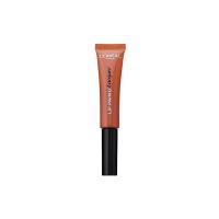 L'Oréal Paris Infallibile Lip Paint Laquer Rossetto Liquido, Effetto Lacca, 101 Gone With the Nude