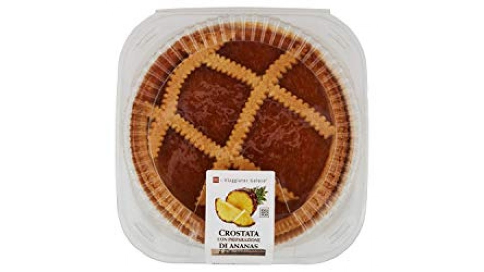 CROSTATA CON PREPARAZIONE DI ANANAS il Viaggiator Goloso
