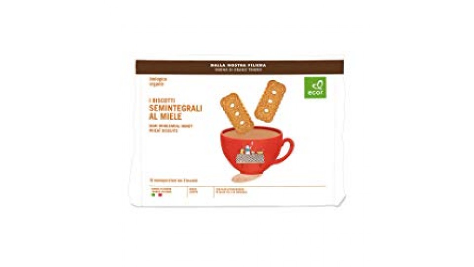 Biscotti semintegrali al miele