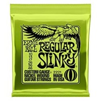Cordes pour guitare électrique Ernie Ball Regular Slinky Nound - Calibre 10-46