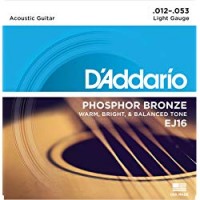 D'Addario EJ16 Set Corde Acustica EJ Phosphor BRZ RND WND