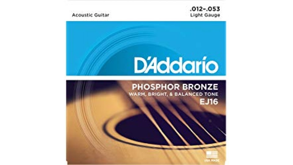 D'Addario EJ16 Set Corde Acustica EJ Phosphor BRZ RND WND