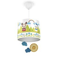 Philips e Disney Mickey Mouse Lampada a Sospensione 2D, Bianco