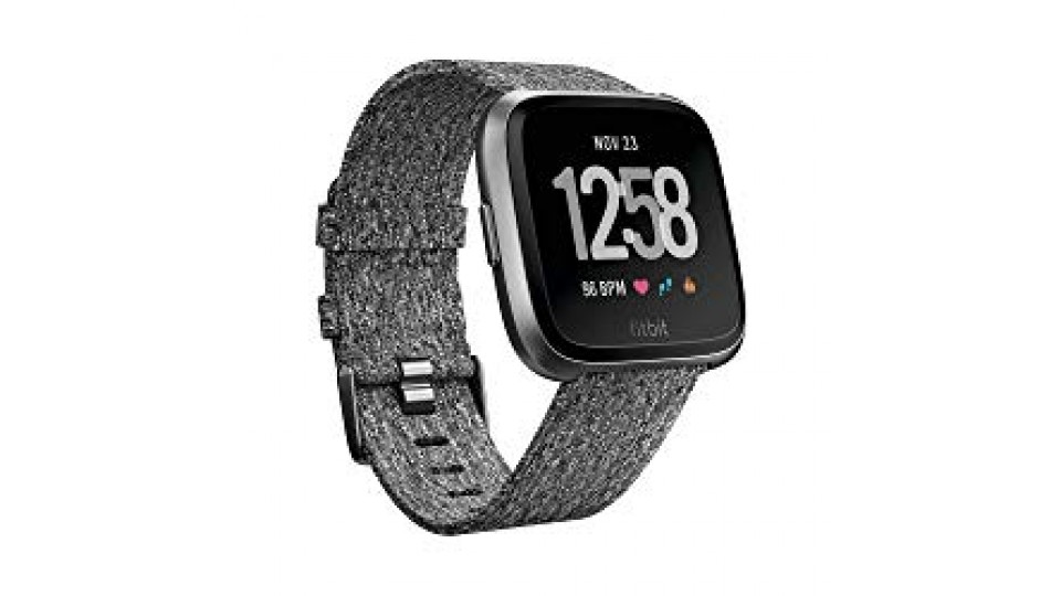 Fitbit Versa Smartwatch con Funzione di Activity Tracker Unisex, Adulto, One Size, Grigio, Edizione Speciale