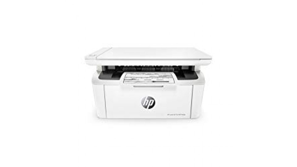 HP LaserJet Pro M28a Stampante Multifunzione, fino a 18 ppm, Bianco e Nero, Copia, Scansione, Colore: Bianco