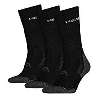 Head Performance Crew Calza da Uomo, Confezione da 3 Pezzi, Colore Nero (Black), Taglia 43-46