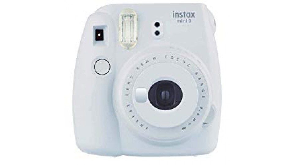 Fujifilm Instax Mini 9 Smoky White Fotocamera Istantanea per Foto Formato