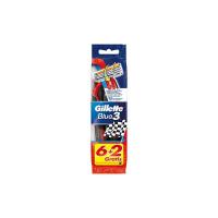 Gillette Blue3 Nitro Usa e Getta Rasoio da Uomo, 6+2 Pezzi
