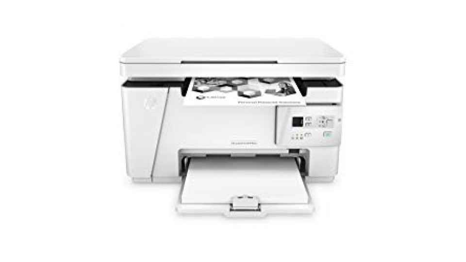 HP LaserJet Pro M26a Stampante Multifunzione Monocromatica, Stampa, Copia, Scansione, Bianco