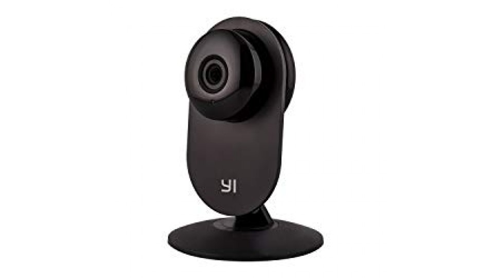 YI Home 87002, Telecamera IP di Videosorveglianza, 720p HD, Audio Bidirezionale, Sensore di Movimento, Visione Notturna, Wifi, Nero
