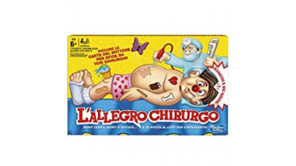 Hasbro Gaming - L'Allegro Chirurgo (Gioco in Scatola), B2176456