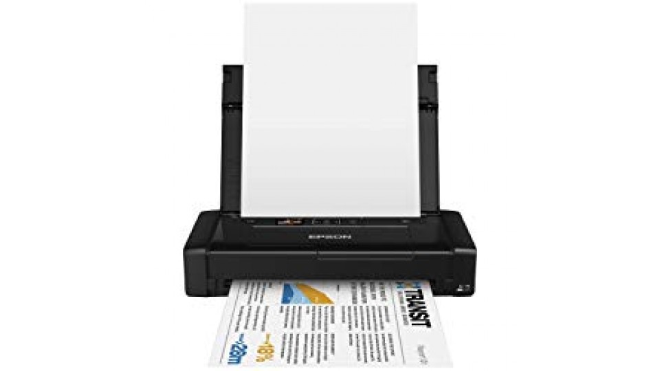 Epson Workforce WF-100W Stampante Portatile Inkjet, A4, Wireless, Nero