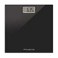 Rowenta BS1060 Premiss Bilancia Pesapersone Digitale con Piatto in Vetro, Nero