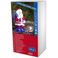 Konstsmide LED acrilico decorazione"Santa, Santa, Small Santa