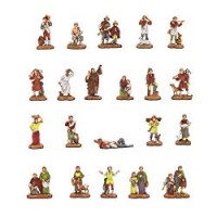 Moranduzzo 426037400 Busta con 7 Pastori Assortiti, 3.5 cm,