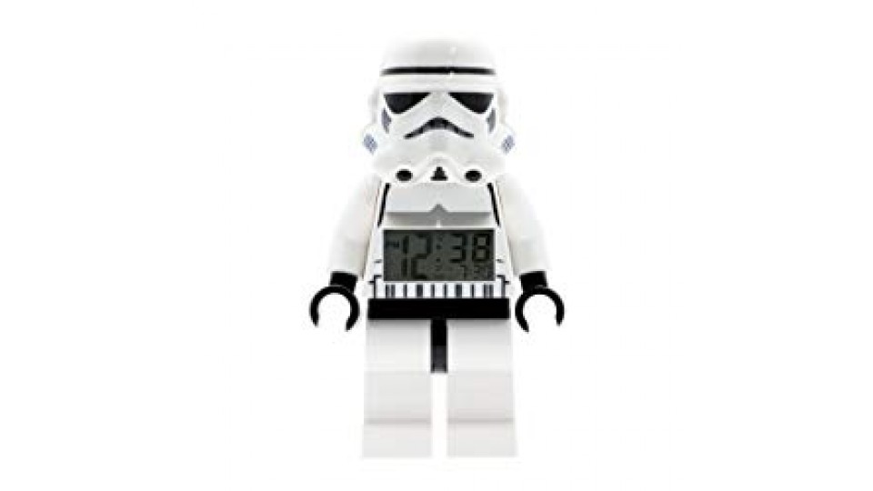 LEGO Star Wars 9002137 Sveglia retroilluminata per bambini minifigure Stormtrooper