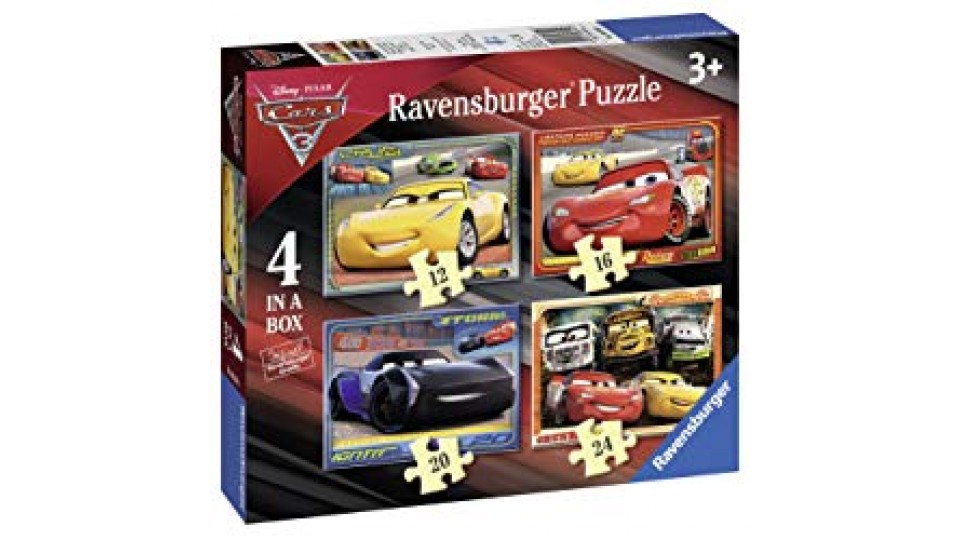 Ravensburger 06894 4  4 Puzzle in a Box Cars 3