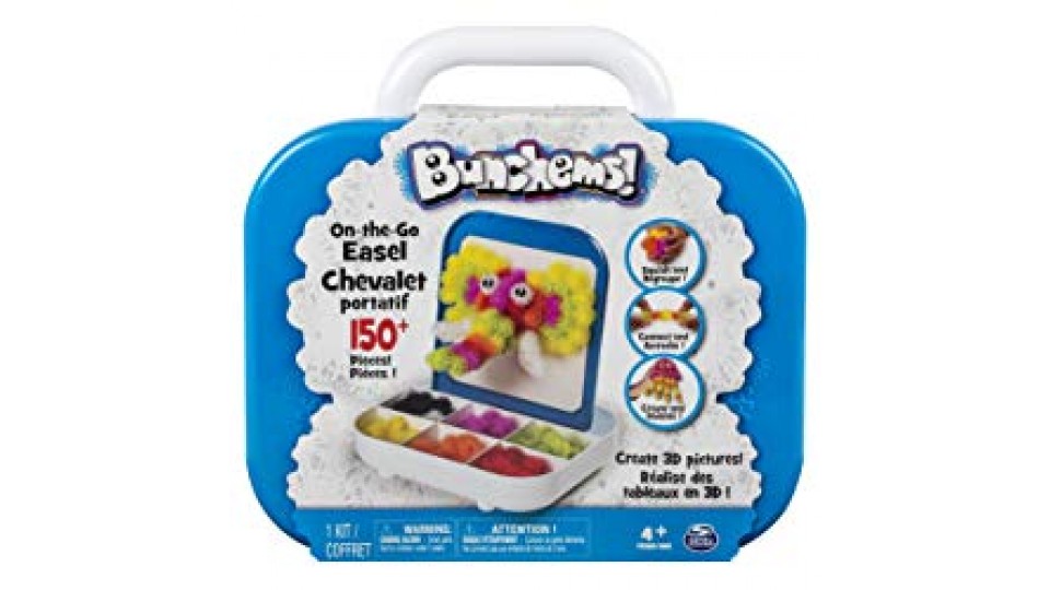 Bunchems 6027589 - Set Costruzioni in Valigetta, 150 Pezzi, Multicolore