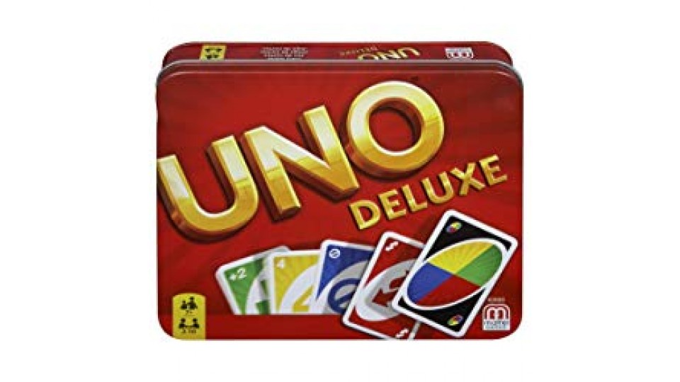 Mattel K0888-0 Uno - Gioco di Carte Deluxe