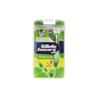 Gillette Sensor3 Sensitive Rasoi Usa e Getta per Uomo,6 rasoi