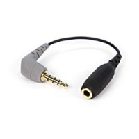 RODE SC4 Cavo Adattatore Minijack per Collegare Qualsiasi Microfono con Attacco Minijack (TRS) a Smartphone e Tablet, Nero