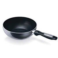 Beka 13078204, Padella per friggere Pro induc 20 centimetri, antracite in alluminio, interno rivestito, adatta a tutti i fornelli, induzione incluso.