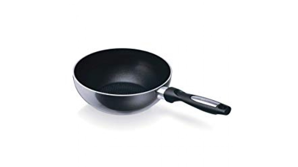 Beka 13078204, Padella per friggere Pro induc 20 centimetri, antracite in alluminio, interno rivestito, adatta a tutti i fornelli, induzione incluso.
