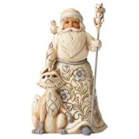 Enesco Hearwood Creek By Jim Shore Hwc Babbo Natale e Animali, Pvc, Multicolore, 9x11x13.5 cm