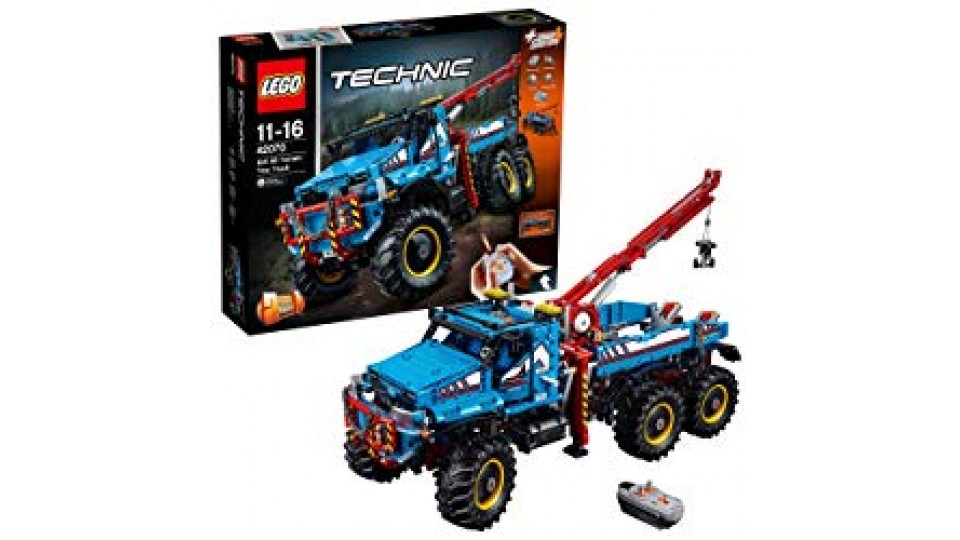 Lego Technic - Camion Autogrù 6x6, Multicolore, 42070