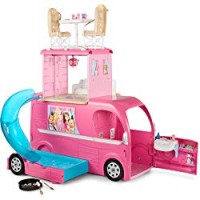 Barbie - Camper con Dettagli Realistici, Multicolore, CJT42